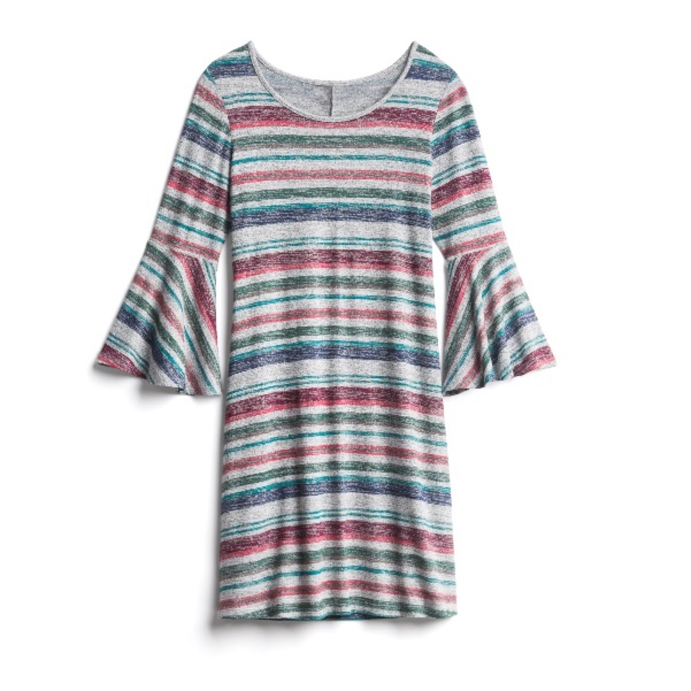 Sweater dress with bell sleeves like new